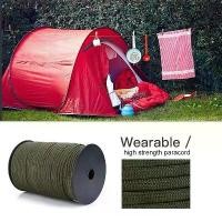 ราคา เชือก Paracord 550, เชือกร่มชูชีพ, สายไฟ 9 เส้น, เชือกลาก, เชือกเต็นท์, สำหรับการเดินป่ากลางแจ้ง, สร้อยข้อมือสายรัดข้อมือ, เชือกแข็งแรง, ผูกลง, ความยาว 100M (1731791096372627687)