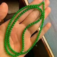 ราคา สร้อยคอหยก, หินธรรมชาติจากพม่า, โซ่ลูกปัดข้าวเล็ก, สร้อยข้อมือหยกอิมพีเรียลสีเขียวเต็มรูปแบบ, ลูกปัดกลมน้ำแข็ง, เหมาะสำหรับผู้ชายและผู้หญิง สร้อย ราง โชค ลาภ มงคล สร้อย สร้า (1731758880851003204)