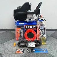 ราคา ETOP ปั๊มลม ถังลม ปั๊มลมโรตารี่ ขนาด 50 ลิตร มอเตอร์กำลัง 4 แรงม้า แรงดันลม 8 บาร์+อุปกรณ์6อย่าง+ปลั๊กพ่วง 10 เมตร (1730038444280810405)
