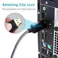 ราคา สาย DP to HD 4K 1080P Gold Plated DisplayPort to HD HDTV Cable 1.8M/3.0M สายสัญญาณ DisplayPort male to HD male CableหัวแปลงDisplay Port Male Dp To HDMI Female Adapter 4K*2K Converter 1.8M 3M (17318774