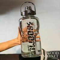 ราคา ขวดน้ำ ความจุขนาดใหญ่ พลาสติก แบบพกพา มีให้เลือก 1.5L/2L/3.8L มีหลอดและฝาปิดกระสุน เหมาะสำหรับกีฬากันกระแทกกลางแจ้ง ขวดน้ำขนาดใหญ่ เหมาะสำหรับเก็บน้ำ (1730167533408520357)