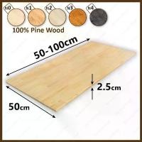 ราคา (จัดส่ง 1-2 วัน) หน้าโต๊ะ ไม้สน หนา 25 mm. กว้าง 50 cm. x ยาว 50-100 cm. AA ต่อฟันปลา ท็อปโต๊ะ ไม้สนแผ่น ไม้สนนอก งานไม้ DIY (1730483576285661444)