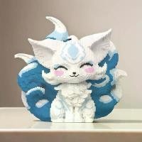 ราคา ชุดนินจาโกเข้ากันได้กับเลโก้, ชิ้นส่วน Kitsune หลวม, ของเล่นสร้างอิฐขนาดเล็ก, ปริศนา DIY, ตกแต่งเดสก์ท็อป, ของขวัญ (1731350887447692831)