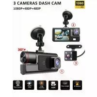 ราคา DVR รถยนต์, 3 ช่อง, HD 1080P, กล้องแดชบอร์ดรถยนต์ภายใน, กล้องสามทาง, เครื่องบันทึก DVR, เครื่องลงทะเบียนวิดีโอ, กล้องติดรถยนต์ (1730246567255247263)
