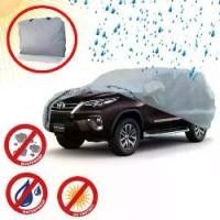 ราคา ผ้าคลุมรถยนต์ ผ้าคลุม ผ้าคลุมทั้งคันรถ กันแดด กันฝน สีเทา รุ่น TOYOTA FORTUNER (1730188652465392429)