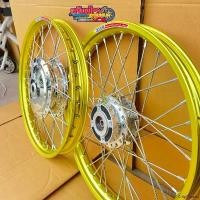 ราคา ChipChteau ใช้งานได้ ชุดล้อพร้อมใส่ YOKO แท้ ดุมเงา หน้า-หลัง Mio115 Fino 115 จานดิสเบรคหน้า น็อต 4 ตัว สีเขียวมะนาว Motorcycle มอเตอร์ไซค์ (1731225953054067067)