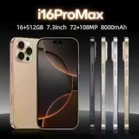 ราคา [โทรศัพท์มือถือราคาถูก] 1phone 16 Pro Max, 7.3 นิ้ว, รองรับ 2 ซิมการ์ด, RAM16GB + ROM512GB Smartphone, รองรับโทรศัพท์ 2G / 5G, ราคาดี, ระบบนำทาง GPS, ปลดล็อคใบหน้า, ชาร์จเร็ว (1731695710058350211)