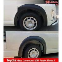 ราคา คิ้วล้อ รถตู้ 2019 2020 2021 2022 2023 สีดำด้าน 6นิ้ว สำหรับโฉมใหม่ hiace commuter (1729733282394507542)