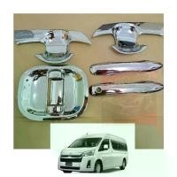 ราคา ถาดรองมือเปิดประตู กันรอยประตู เบ้า+มือจับประตูชุบโครเมี่ยม สำหรับ รถตู้ Toyota Commuter 1 ชุด (6 ชิ้น) Chrome Door Handle (1731485104756590848)