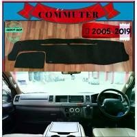 ราคา พรมปูคอนโซลหน้ารถ สีดำ รถตู้ โตโยต้า คอมมูเตอร์ Toyota Commuter ปี 2005-2019 พรมคอนโซล พรม (1731650328144741843)