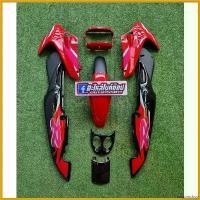 ราคา karyomshop ใช้งานได้ ชุดสี LS แอลเอส เก่า LSเก่า LS สีแดง ดำ พลาสติกเกรดคุณภาพ งานสีละเอียด เปลี่ยนลายสติ๊กเกอร์ได้ แถมสติกเกอร์ถังให้ มอเตอร์ไซค์ Motorcycle Sticker (1730665765261642238)