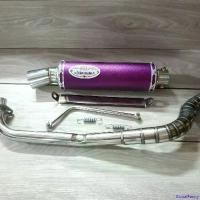 ราคา GlobalPantry คุณภาพรับประกันได้ ท่อสูตร ท่อโยชิ Wave100S ubox / Wave100เก่า / NICE100 / NICE110 / SPARK / SMASH สีม่วง Motorcycle มอเตอร์ไซค์ รถ ล้อ 8 (1730992968885373399)