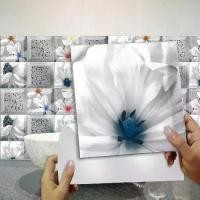 ราคา สติ๊กเกอร์กระเบื้องจำลองลายสไตล์ยุโรป ของตกแต่งบ้าน ห้องครัว ห้องน้ำ สติ๊กเกอร์ติดผนังแบบมีกาวในตัว (1729598659349481758)