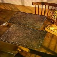 ราคา แผ่นรองโต๊ะลายหนังเดนิม ชุด 4 ชิ้น 31.75x41.91cm แผ่นรองจานไพลินเหลืองข้างเดียว ซักเครื่องได้ พื้นผิวเม็ดไม้สีน้ำตาลเข้ม เหมาะสำหรับงานปาร์ตี้ที่บ้าน ร้านอาหาร ห้องครัว และตกแต่ง (1731880034538128735)