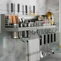 ราคา ที่เก็บเครื่องเทศในครัว, พื้นที่อลูมิเนียม, ชั้นเก็บเครื่องปรุง, มีด, ที่ใส่มีด, ช้อน, ตะเกียบ, ชั้นวางช้อนส้อม (1731067108842441192)