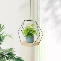 ราคา ที่วางกระถางต้นไม้แบบแขวน พร้อมฐานทำจากไม้ สไตล์คาวบอยและชนบท เหมาะสำหรับใช้ในร่ม สามารถแขวนกระถางดอกไม้ ชั้นวางกระถางต้นไม้ ตะกร้า และเครื่องประดับ (1732239600691480688)