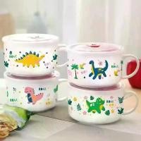 ราคา พร้อมส่ง ถ้วยมาม่าเซรามิค พร้อมฝาปิด เข้าไมโครเวฟได้ 1000ml กระทะ (1731789850710738787)