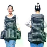 ราคา (พร้อมส่ง)ผ้ากันเปื้อน ผ้ากันเปื้อนแบบเสื้อ ผ้าพื้นเมือง ผ้ากันเปื้อนสวยๆ ผ้ากันเปื้อนแฟชั่น​ ผ้ากันเปื้อน​ราคาถูก (1732149070976027440)