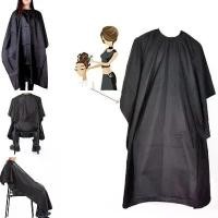 ราคา เสื้อคลุมทำผม สีดำ หรูหรา มืออาชีพ เหมาะสำหรับร้านทำผมและช่างตัดผม ห่อผ้า ผ้ากันเปื้อน กันน้ำ เหมาะสำหรับตัดผม ห่อผ้า (1731816985497011910)
