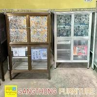 ราคา ￼ตู้กับข้าว 2.5 ฟุต ตู้กับข้าวอลูมิเนียม 75 ซม. รุ่นต่ำ พิเศษ พร้อมส่ง (1730651829382121658)