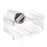 ราคา ชั้นวางขวด วางซ้อนกันได้ ชั้นวางไวน์ 2 ชั้น ที่วางขวดไวน์ เหมาะสำหรับอุปกรณ์เสริมถ้วยสแตนลีย์ ความจุขวด 6 ขวด เหมาะสำหรับตู้เย็น ตู้แช่แข็ง ตู้กับข้าว ชั้นวางขวดไวน์ 1.2 ลิตร สแตนเลส (1731247061523597