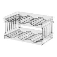 ราคา ชั้นวางขวด วางซ้อนกันได้ ชั้นวางไวน์ 2 ชั้น ที่วางขวดไวน์ เหมาะสำหรับอุปกรณ์เสริมถ้วยสแตนลีย์ ความจุขวด 6 ขวด เหมาะสำหรับตู้เย็น ตู้แช่แข็ง ตู้กับข้าว ชั้นวางขวดไวน์ 1.2 ลิตร สแตนเลส (1730785112418061