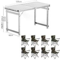 ราคา โต๊ะแคมป์ปิ้ง เก้าอี้สนาม ชุดเซ็ทเก้าอี้สนาม (มีพักแขน) โต๊ะเหล็ก / โต๊ะสีดำล้วน เก้าอี้ โต๊ะสนาม (1730684938446735734)