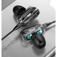 ราคา หูฟังแบบมีสาย, ขนาด 3.5 มม., เบสสูง, เหมาะสำหรับเพลง, กีฬาและการเล่นเกม, หูฟัง, ไดรฟ์คู่, สเตอริโออินเอียร์, พร้อมไมโครโฟน, หูฟังหูฟัง smalltalk ฟังเพลง (1731484320721373674)