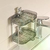 ราคา ที่วางสบู่ ดีไซน์ทันสมัย พร้อมท่อระบายน้ำและถาด ที่เก็บของติดผนัง มองเห็นได้ ผ่านถาดรองน้ำ เหมาะสำหรับอาบน้ำ อุปกรณ์อาบน้ำ ห้องอาบน้ำ ห้องครัว (1731106377474607345)