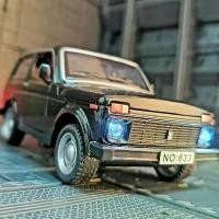 ราคา Lada JEEP รถโมเดลโลหะผสม, สเกล 1:32, ของสะสม, ของเล่นรถออฟโรดโลหะ, ของขวัญสำหรับเด็กผู้ชาย (1731859950210221512)