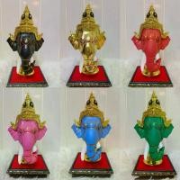 ราคา [COD] [Tiktok] พระพิฆเนศ เศียรครู ขนาดบูชา กว้าง 4 นิ้ว สูง 8 นิ้ว พร้อมฐานปิดทอง งานสวย เรซิ่นปิดทอง มี10 สี เศียรเทพ หัวโขน ของที่ระลึก ของแต่งบ้าน (1731590999151052042)