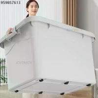 ราคา JoyParty กล่องเก็บของ กล่องพลาสติก 25/60/100/200 กล่องอเนกประสงค์ ลิตร มีล้อ แบบพลิกได้ (1731750763029693629)