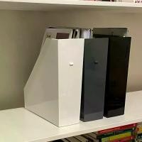 ราคา กล่องใส่เอกสาร ขนาด A4 กล่องใส่นิตยสาร กล่องเก็บหนังสือ กล่องใส่แฟ้ม กล่องพลาสติก ชั้นวางเอกสาร แฟ้มใส่เอกสาร (1731206965000963555)