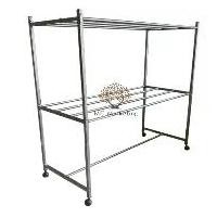 ราคา ราวสนาม ราวตากผ้า1.5เมตร ขาเหลี่ยมสีระเบิด ราวตากผ้า (1731615561888597235)