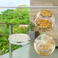 ราคา ตาข่ายตากอาหาร สแตนเลส สองชั้น ทรงกลม ราวตากผ้าแบบแขวน ใช้ในบ้าน เครื่องมือป้องกันบิน รวมถุงตาข่าย ราวตากผ้า เครื่องมือครัว นันและนี (1732333752570841916)