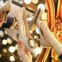 ราคา phtshopss รองเท้าส้นสูงของผู้หญิงทันสมัย รองเท้าส้นสูงปลายแหลม มีความซับซ้อนและสง่างาม ไซส์ใหญ่ 35-42 โอโม่เมจิกสกิน ที่กั้นประตู หมุนได้ 360 turkey balenciaga ที่นิยมมากที่สุด (1732278567869516162)