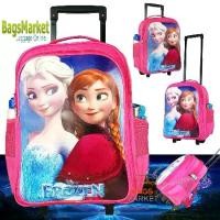 ราคา Bagsmarket luggage กระเป๋านักเรียนล้อลาก กระเป๋าเป้เด็ก กระเป๋านักเรียน กระเป๋าลากเด็ก Elsa Frozen เอลซ่า โพรเซ่น ขนาด 16 นิ้ว รุ่น FZ-5 เด็กหญิง (1729647201393084781)