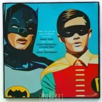 ราคา รูปภาพ Batman & Robin #1 แบทแมน & โรบิน DC comics ซุปเปอร์ฮีโร่ รูปภาพ​ติดผนัง pop art การ์ตูน กรอบรูป แต่งบ้าน ของขวัญ (1729682816506562825)