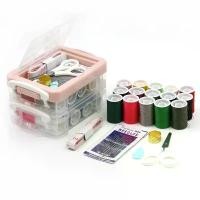 ราคา ชุดเข็มกับด้าย ชุดเข็มและด้าย อุปกรณ์เย็บปักถักร้อย ที่เย็บผ้า เข็ม ด้าย อุปกรณ์เย็บผ้า กรรไกร เข็ม ด้าย (1729649814896543869)