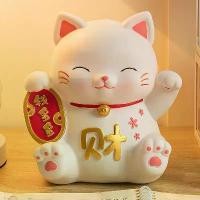 ราคา กระปุกออมสิน ธนาคารเหรียญแมวนำโชค มาใหม่ เหมาะสำหรับเด็ก เด็กชายและเด็กหญิง ความจุมาก ธนาคารออมสินอุ่น กระปุกออมสิน (1731521725531456557)