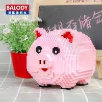 ราคา กระปุกออมสิน, หมูน้อยสีชมพู, จิ๋ว, ปริศนาประกอบอนุภาคขนาดเล็ก, ของเล่นผู้ใหญ่ที่มีความยากสูง, เข้ากันได้กับบล็อกเลโก้ (1731914209188284636)