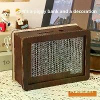 ราคา ธนาคารเหรียญ สไตล์เรโทร ดูดี ทำจากไม้ เหมาะสำหรับเก็บเหรียญเท่านั้น ทำจากกระดาษ เหมาะสำหรับตกแต่ง ตัวเลขนักเรียน ขายดีในร้าน หมู กระปุกออมสิน พลาสติก กระปุกออมสิน 1 แสน (1731368055051028271)