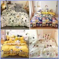 ราคา ชุดผ้าปูที่นอน ชุดเครื่องนอน ผ้านวม ครบเชต6ชิ้น ลายSnoopy ขายดีประจำเดือนนี้ (1730592982640986873)