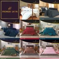 ราคา PREMIER SATIN ชุดผ้าปูที่นอน สีพื้น Plain #Total ซาติน ชุดเครื่องนอน ผ้าปู 3.5ฟุต 5ฟุต 6ฟุต ผ้าปูที่นอน ผ้าปูเตียง ผ้านวม (1729622749704259913)