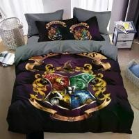 ราคา ชุดเครื่องนอน Harry Potter, ผ้าปูที่นอน, ปลอกหมอน, ชุดหอพัก 3in1, ซักได้, เหมาะสำหรับบ้านและห้องนอน, สไตล์ Gy (1730689683161517050)