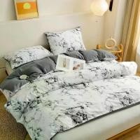 ราคา ชุดเครื่องนอนที่บ้าน ลายหินอ่อนสีขาว ปลอกผ้านวม ปลอกหมอน ขนาดเดียว (ไม่มีผ้าปูที่นอน) (1730055866111396239)