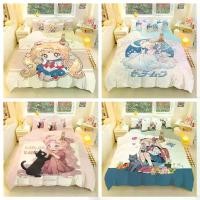 ราคา ชุดเครื่องนอน ลายการ์ตูน เซเลอร์มูน รวมผ้าปูที่นอน ปลอกผ้านวม ปลอกหมอน ชุด 4IN1 เหมาะสำหรับห้องนอน ซักได้ ชุดอะนิเมะ (1732190255647263593)