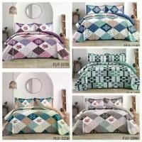 ราคา [COD] ผ้าคลุมที่นอน ผ้าคลุมเตียง ขนาด 8 ฟุต พร้อมปลอกหมอน 2 ชิ้น ผ้าฝ้าย หนานุ่ม (1731253957344331770)