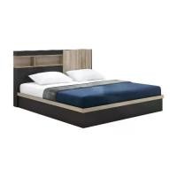 ราคา INDEX LIVING MALL เตียงนอน รุ่นอัมสเตอร์ดัม ขนาด 5 ฟุต - สีดาร์ค เวงเก้/ซิลเวอร์แอช (1732312421927782456)