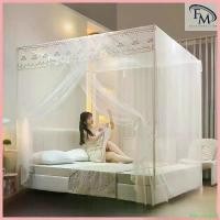 ราคา Mikeshop33 มุ้งกันยุง 5/6/6.6ฟุต มุ้ง สไตล์เจ้าหญิง หรูหรา โรแมนติก สําหรับตกแต่งบ้าน เตียงนอน ขายดี (1730710319704280025)
